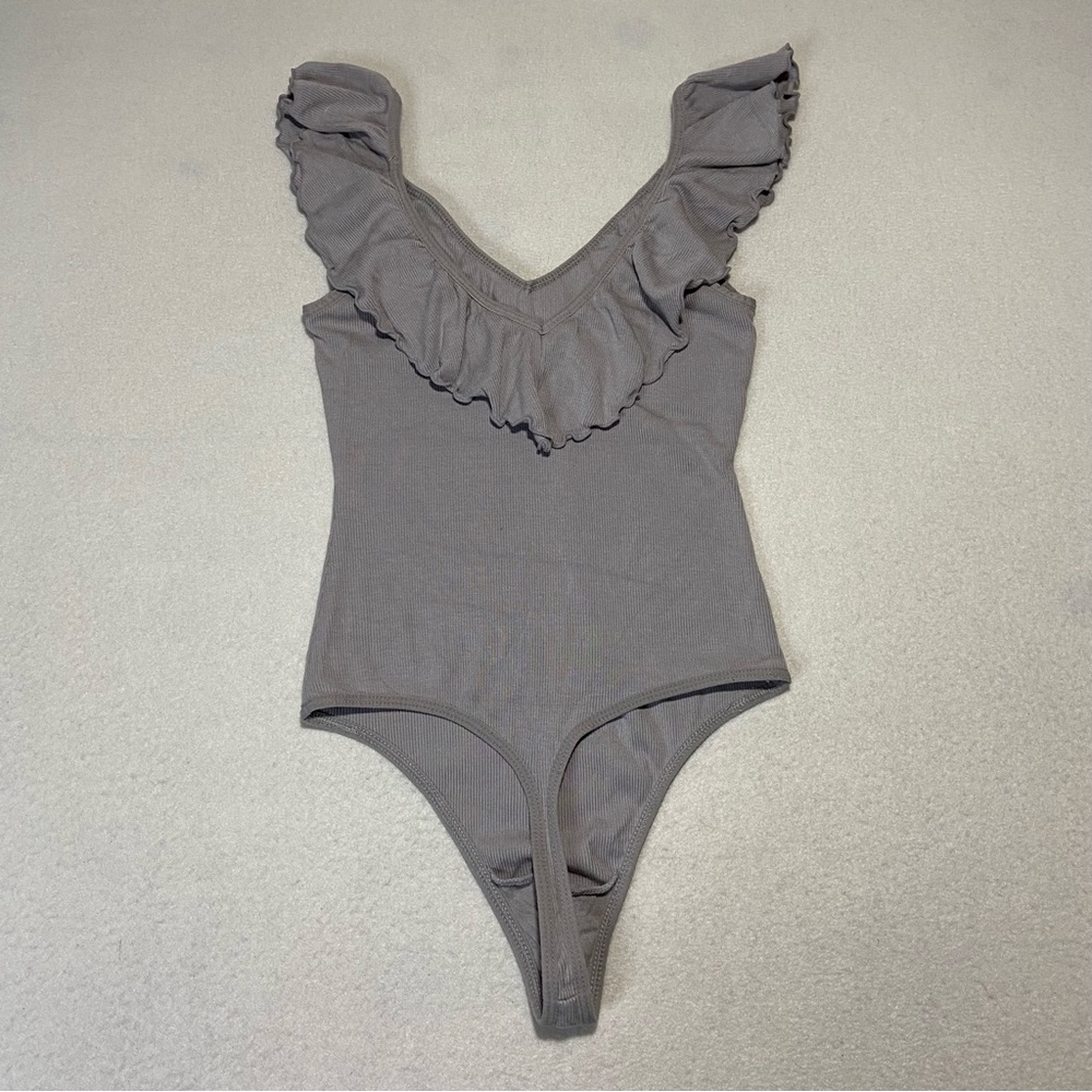 ARITZIA WILFRED Danette Bodysuit in Gray Size XS - Picture 6 of 8